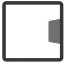 Berton©-paal LG wit/grijs, diamantkop 10x10x280cm eindmodel Amstel-serie voor scherm: 180x180  