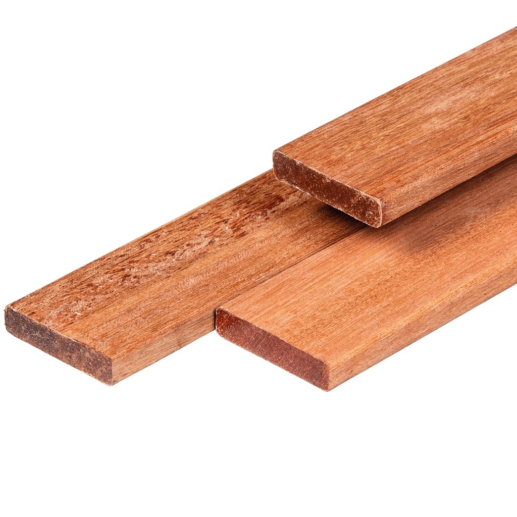 Hardhout timmerhout kunstmatig gedroogd 1.6x7.0x210cm geschaafd 4rh  houtsoort: Keruing  