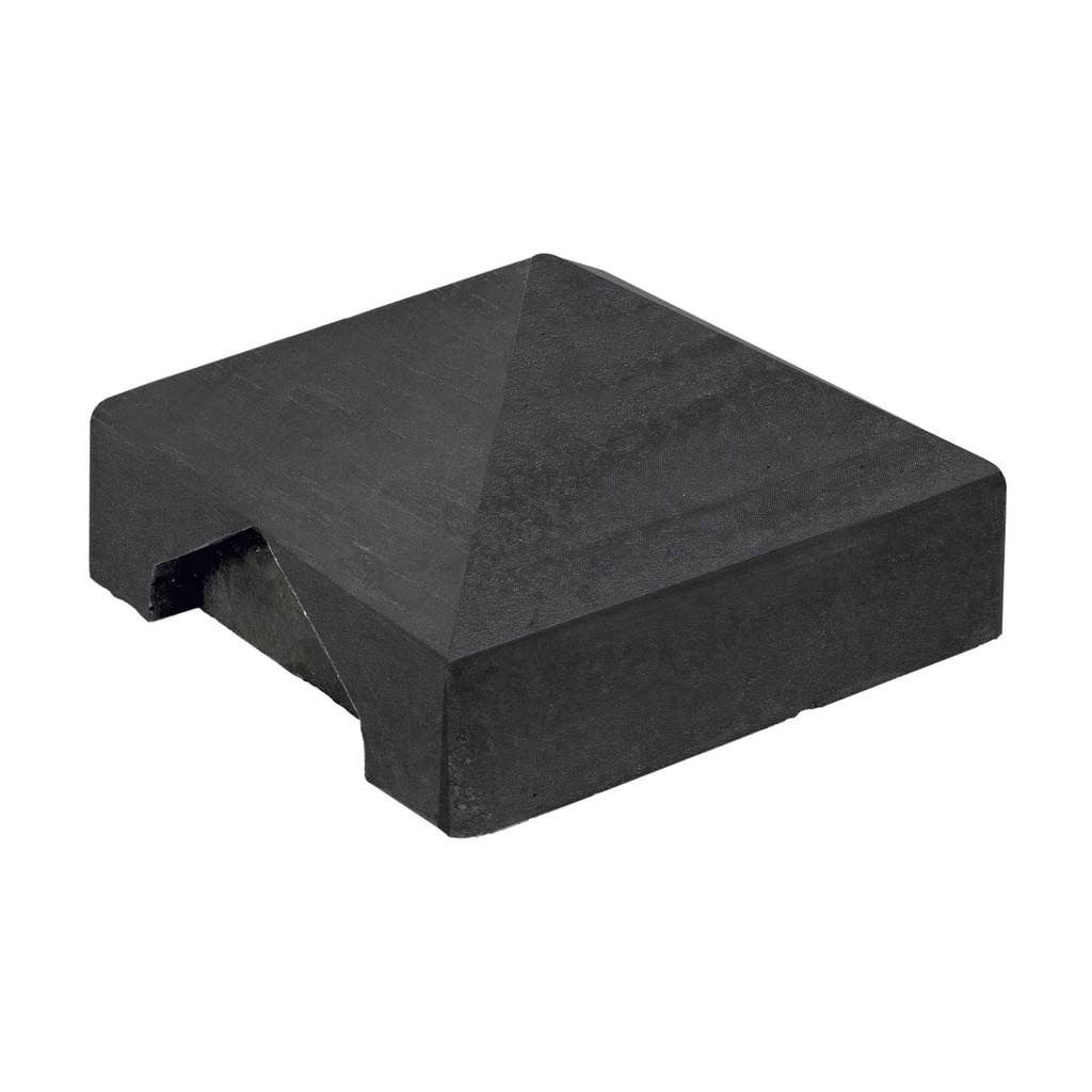 Berton©-afdekpet gecoat diamantkop 14x14x5cm hoekmodel    