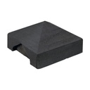 Berton©-afdekpet gecoat diamantkop 14x14x5cm hoekmodel    