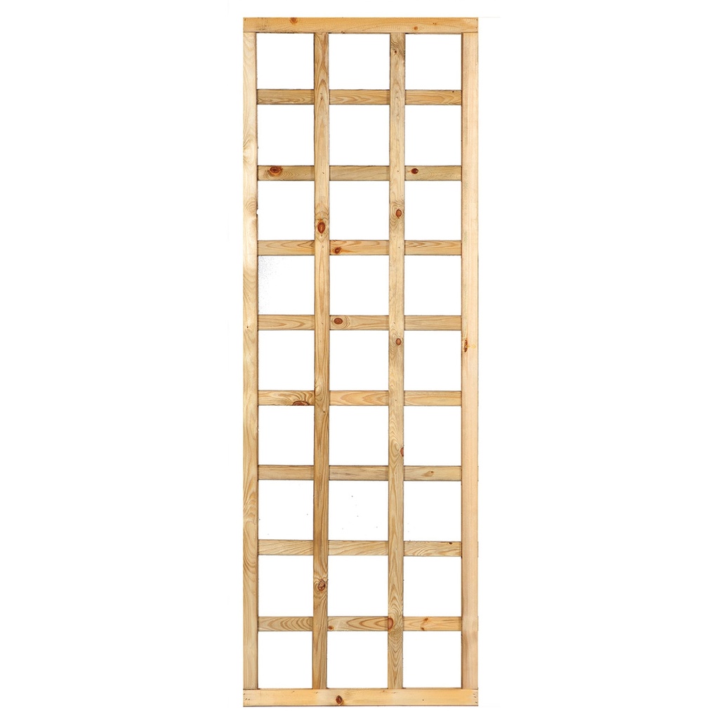 Trellis, rechte lamellen met lijst H180xB60cm  lamel:  1,3x4,0cm  