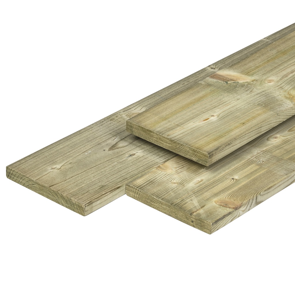 ME grenen tuinplank geïmpregneerd 1.5x14.0x310cm geschaafd