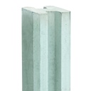 Berton©-E-sleufpaal 10x10 wit/grijs 10x10x270cm Eems-serie   