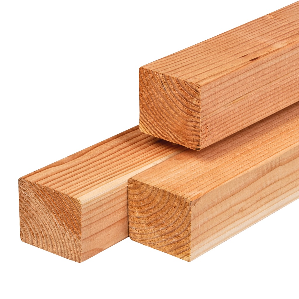 [P006467-36.0040P] Red Class Wood timmerhout 4.5x4.5x300cm