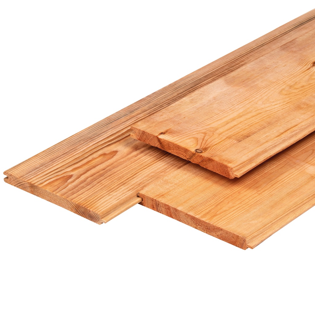 [P006565-36.8015P] Red Class Wood dakbeschot T&amp;G breed 1.8x19.5x300cm geschaafd 2 zijden velling werkend: 18.5cm