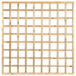 [P018948-15.1018] Trellis, rechte lamellen met lijst H180xB180cm  lamel:  1,3x4,0cm  