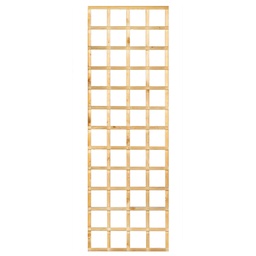 [P018947-15.0600] Trellis recht, lamel 1.3x2.5cm H180xB60cm zonder lijst lamel:  1,3x2,5cm  