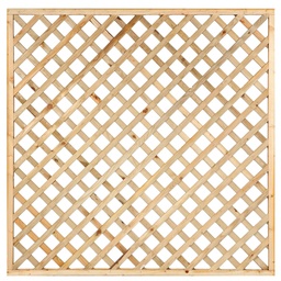 [P018949-15.1019] Trellis, diagonale lamellen met lijst H180xB180cm  lamel:  1,3x4,0cm  